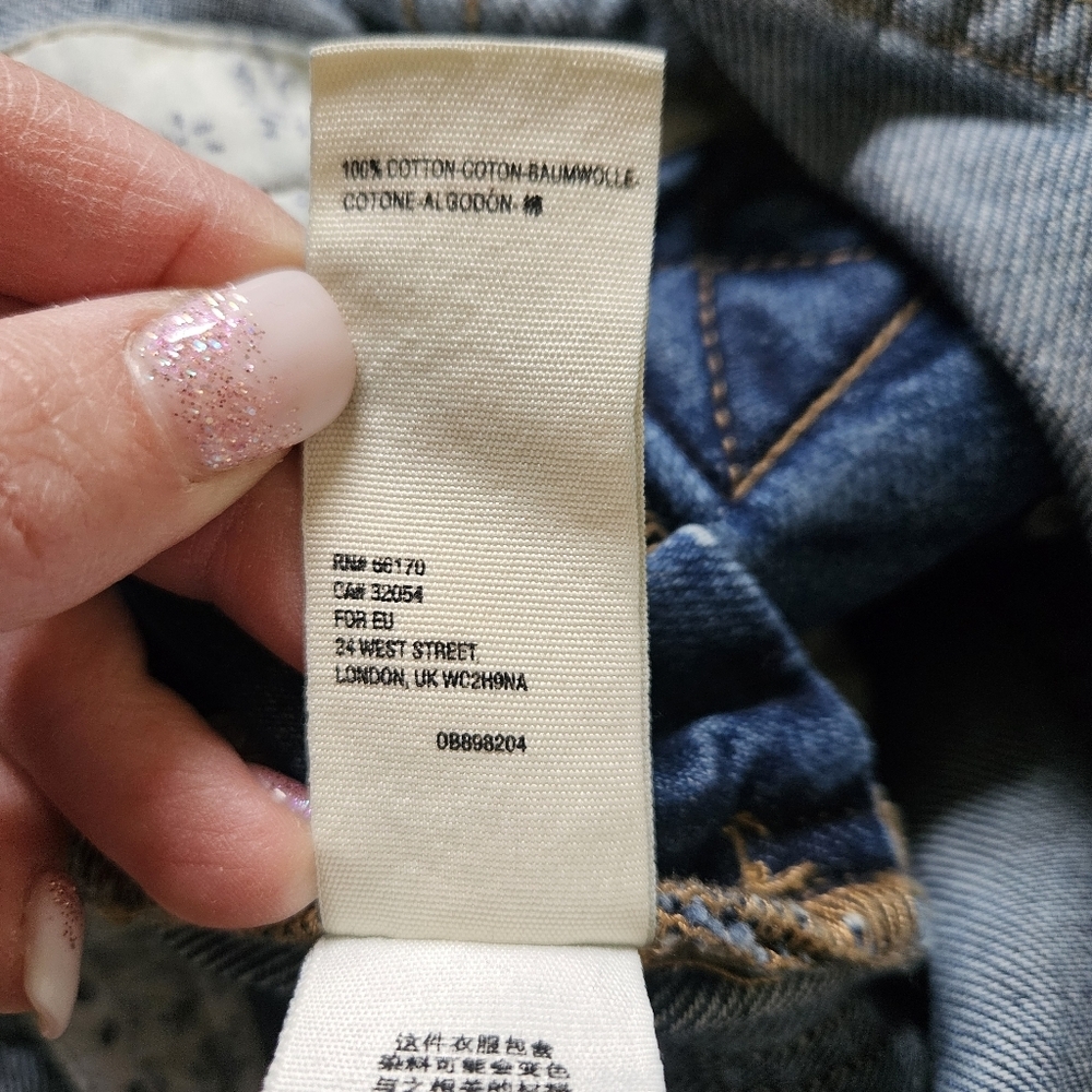 Free People Baggy BF Overall in Light Denim 24 - Picture 5 of 6